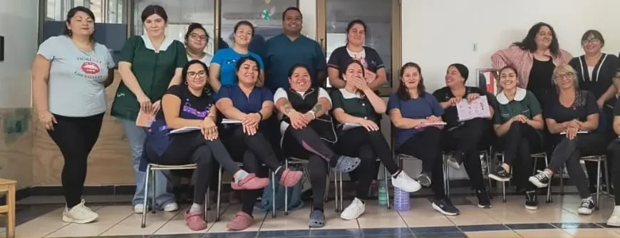Grupo capacitado en RCP, DEA y OVACE por S.M.U.R.